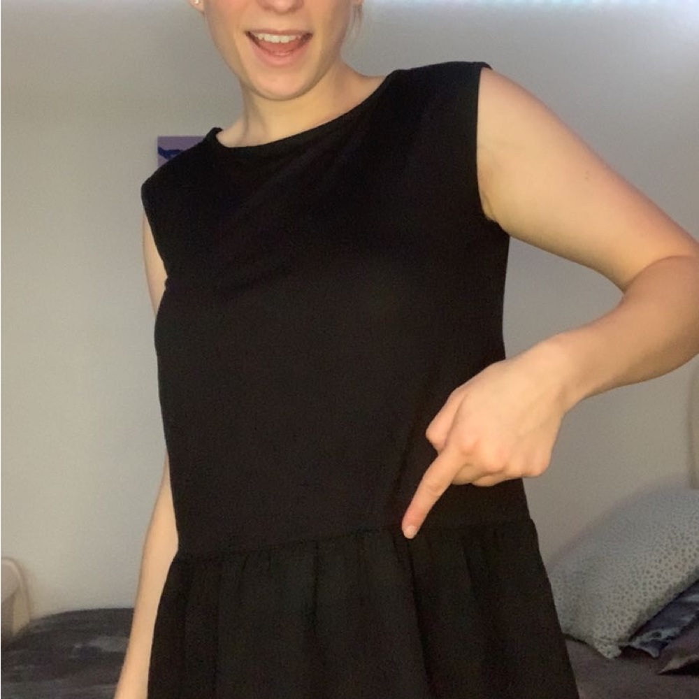 Flowy tank top with sheer bottom